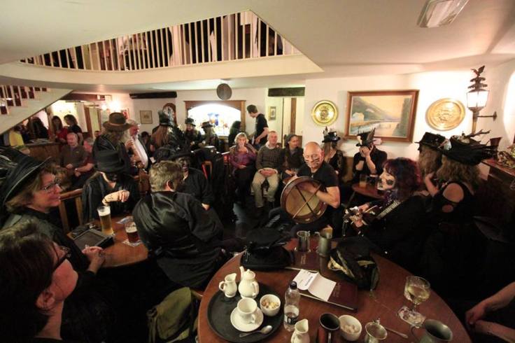 Performers in the 'Welly' - Photo credit: Dougie Latham