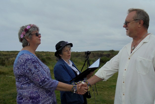 Mary & Ken's Handfasting - Photo credit: John Isaac